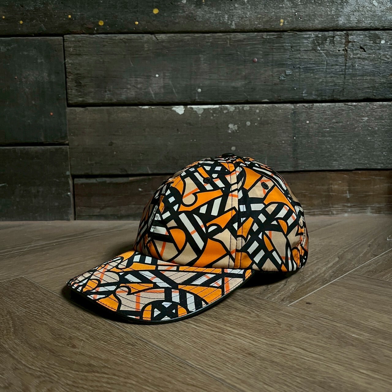 BURBERRY Monogram Print Baseball Cap