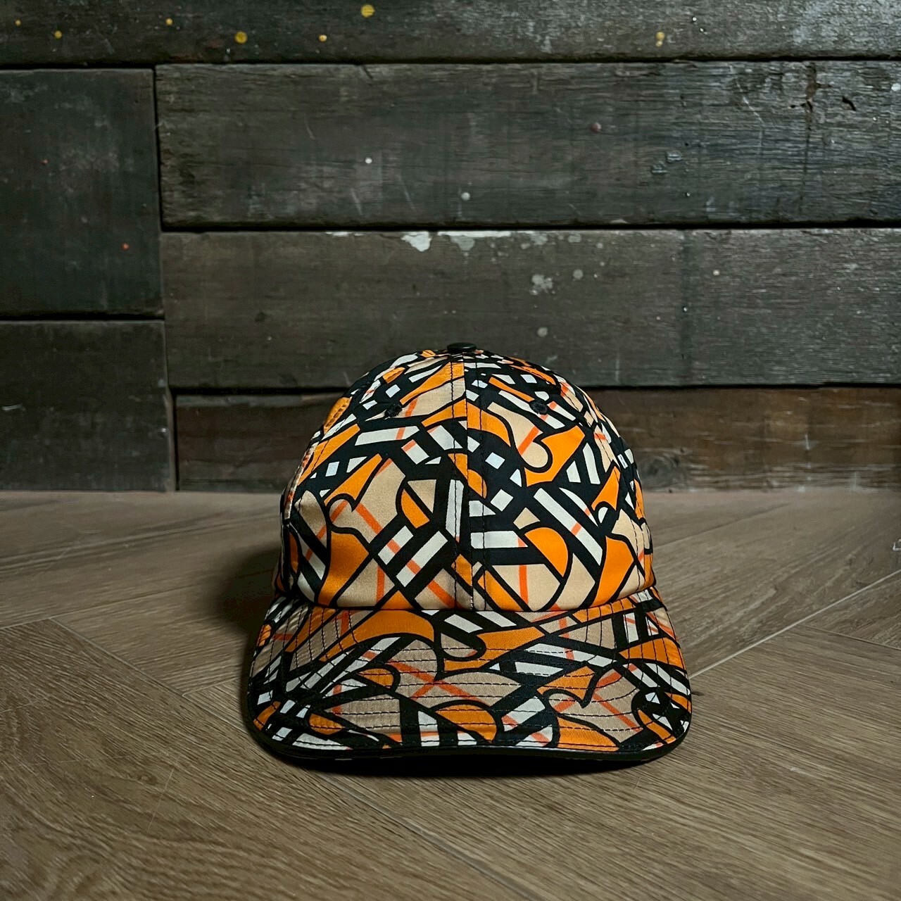 BURBERRY Monogram Print Baseball Cap