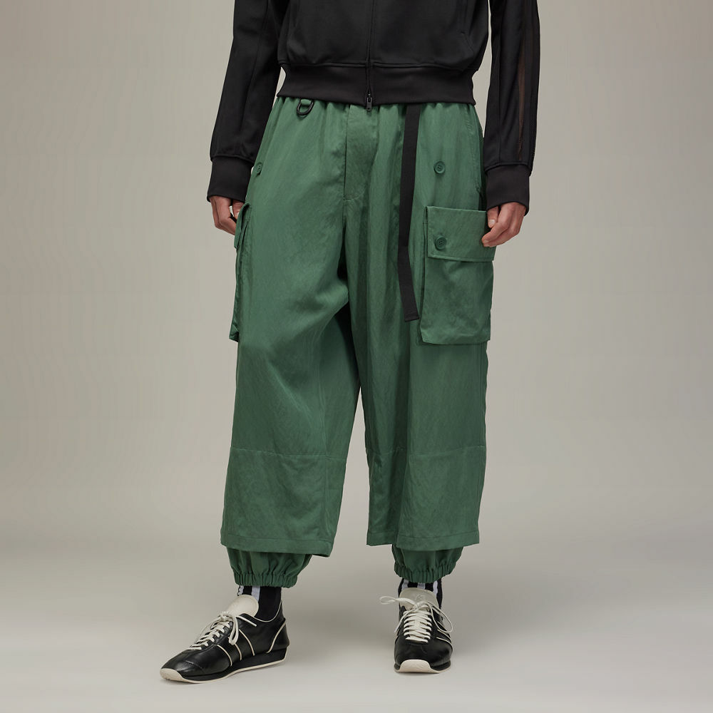 【 Y-3 M WTWILL CRG PN 工裝長褲 - 綠 】