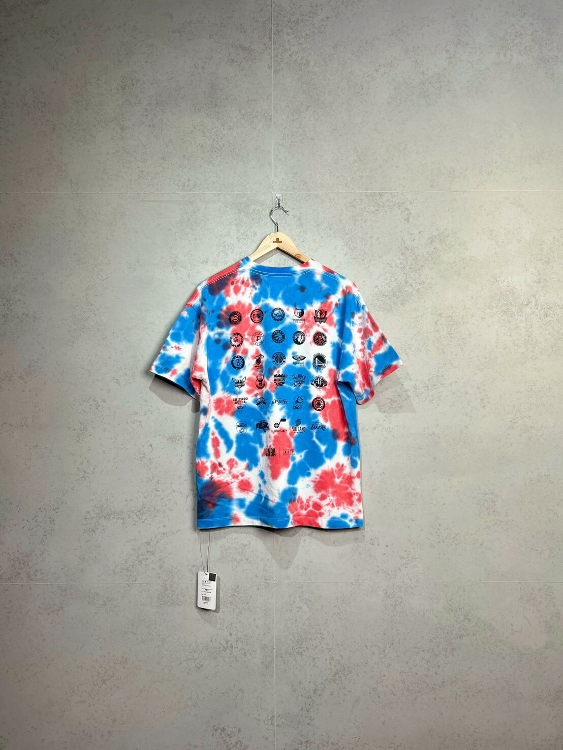 NBA x AKTR TIEDYE COTTON TEE SIZE M