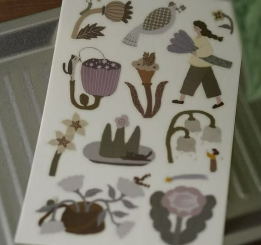 轉印貼 花間樂章(2入)｜森空  Mori Sora Handmade 臺灣