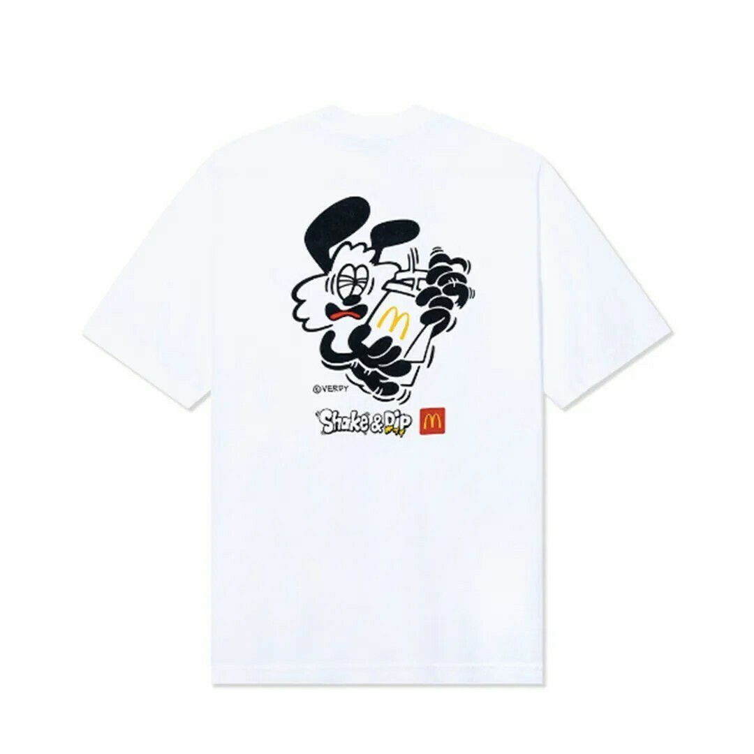 VERDY McDonald's VICK TEE - WHITE FULL SIZE