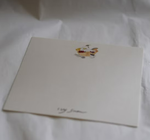 冰淇淋 正方形明信片｜森空  Mori Sora Handmade 臺灣