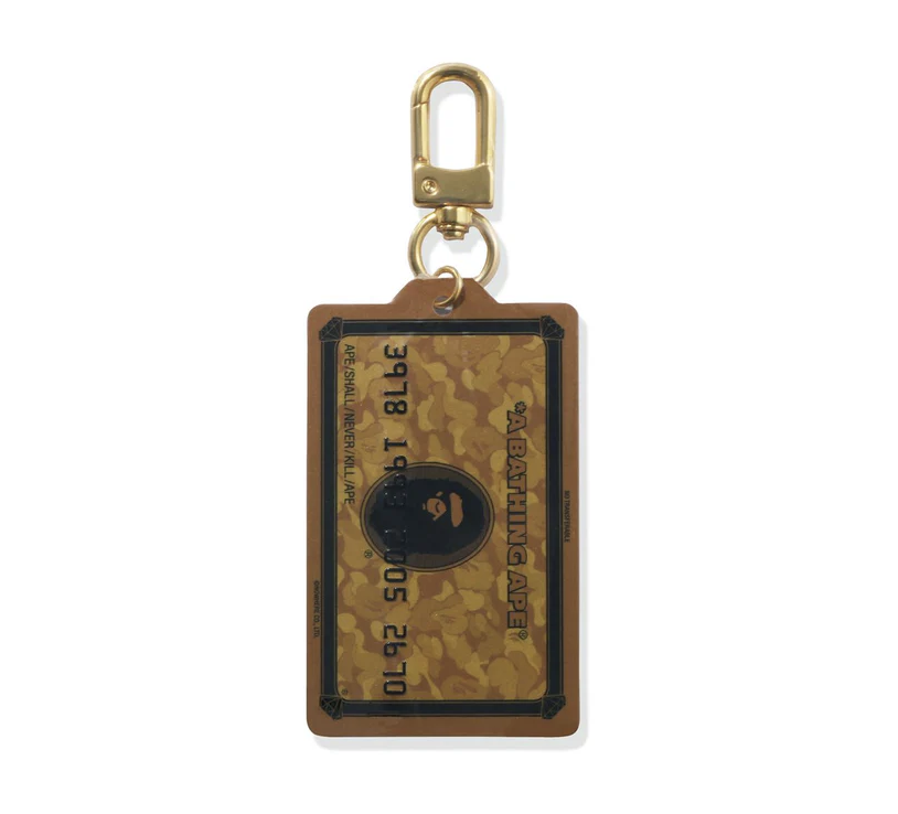 2025SS A BATHING APE BAPE CARD KEYCHAIN 會員卡 鑰匙圈 現貨 1L30182006