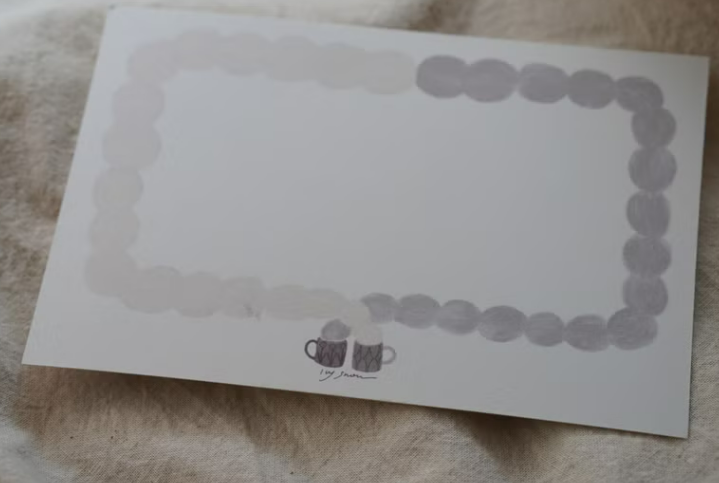 姐妹下午茶 明信片｜森空  Mori Sora Handmade 臺灣