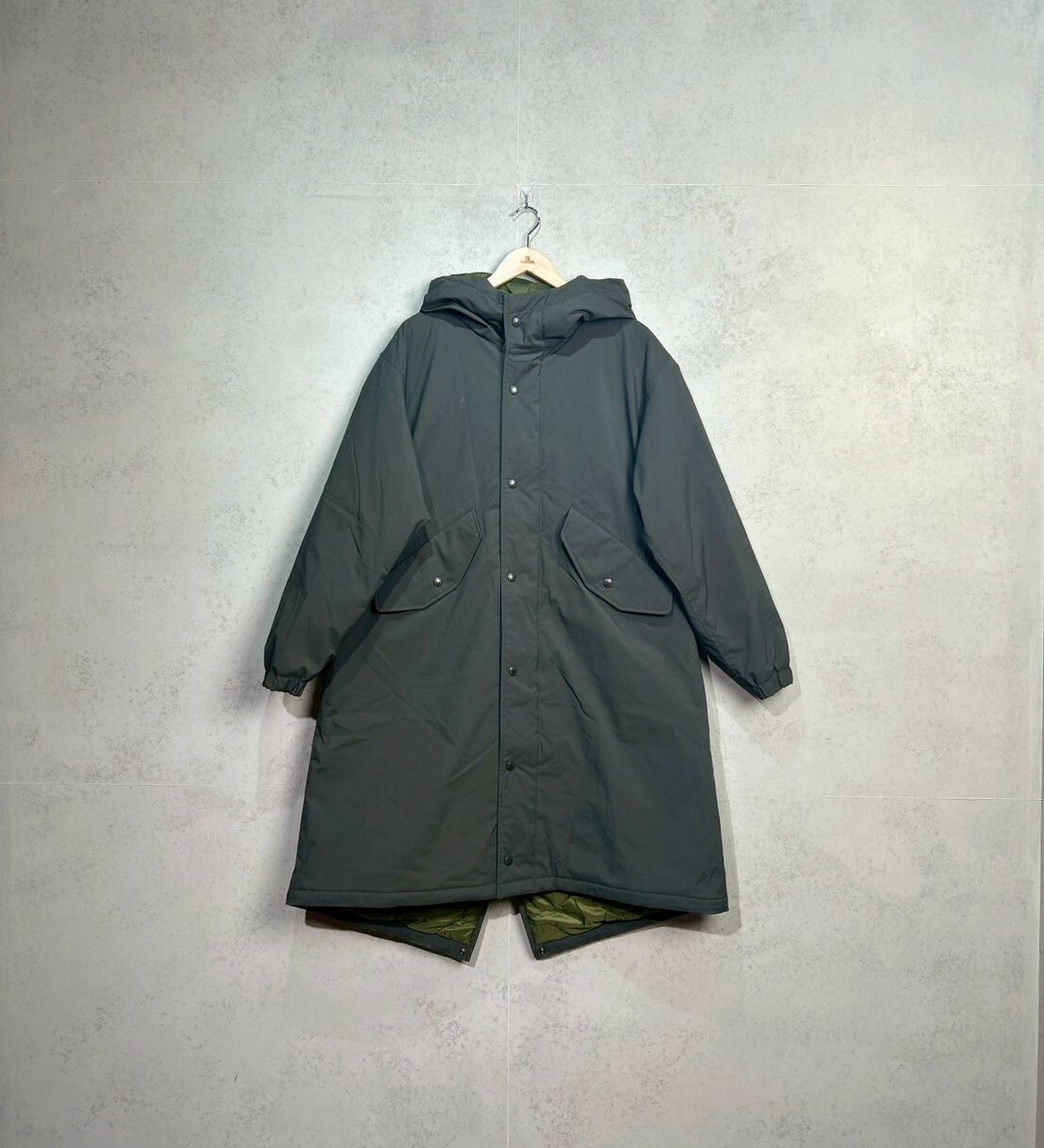 UNIQLO x Engineered Garments  PUFFTECH HOODED COAT SIZE M