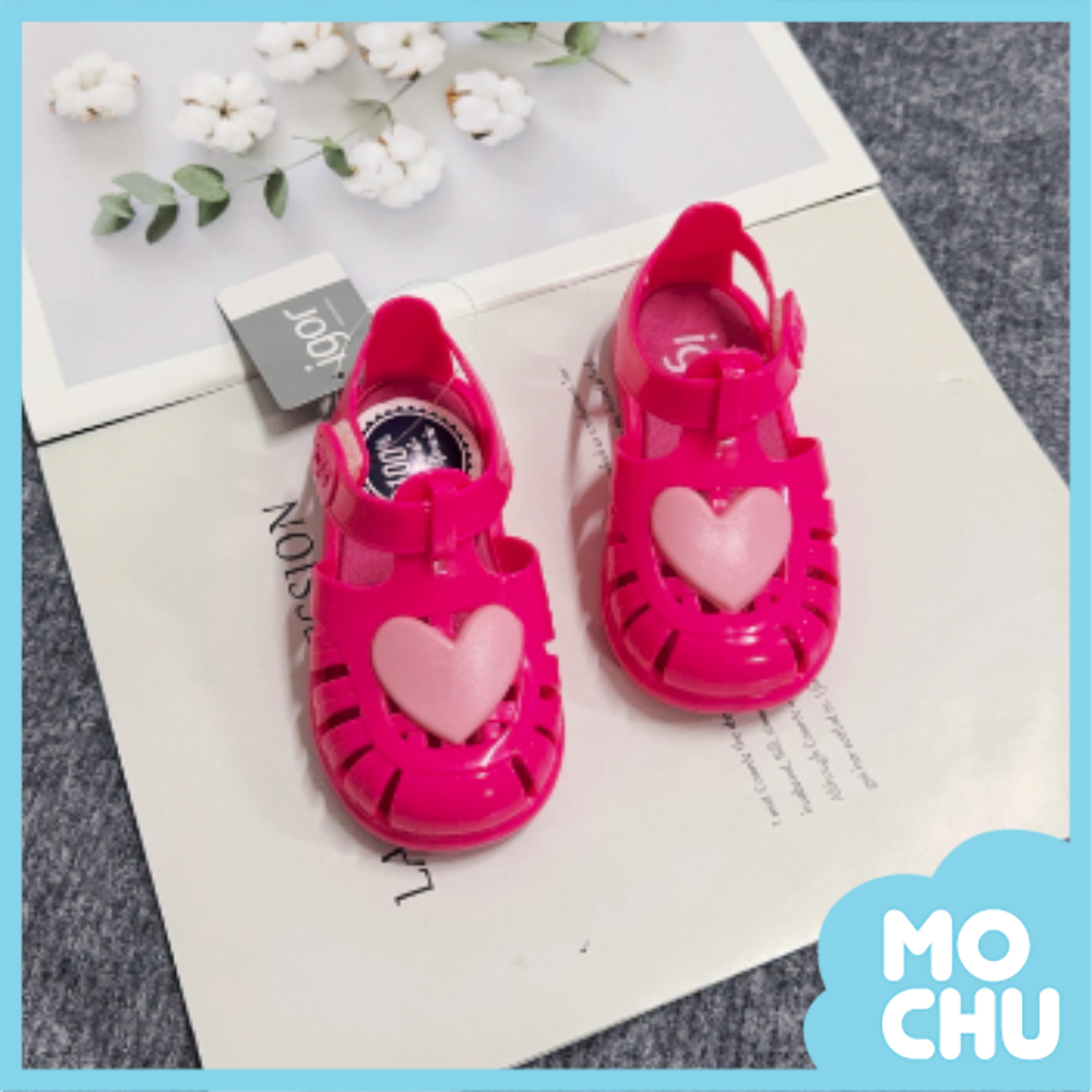 單顆愛心防水涼鞋(三色)