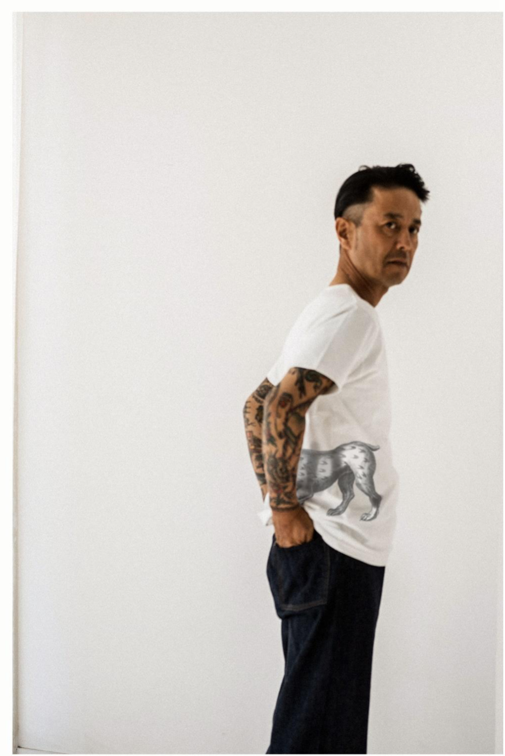 Black Sign Jonston "Lynx" Cooling Underwear / Off White