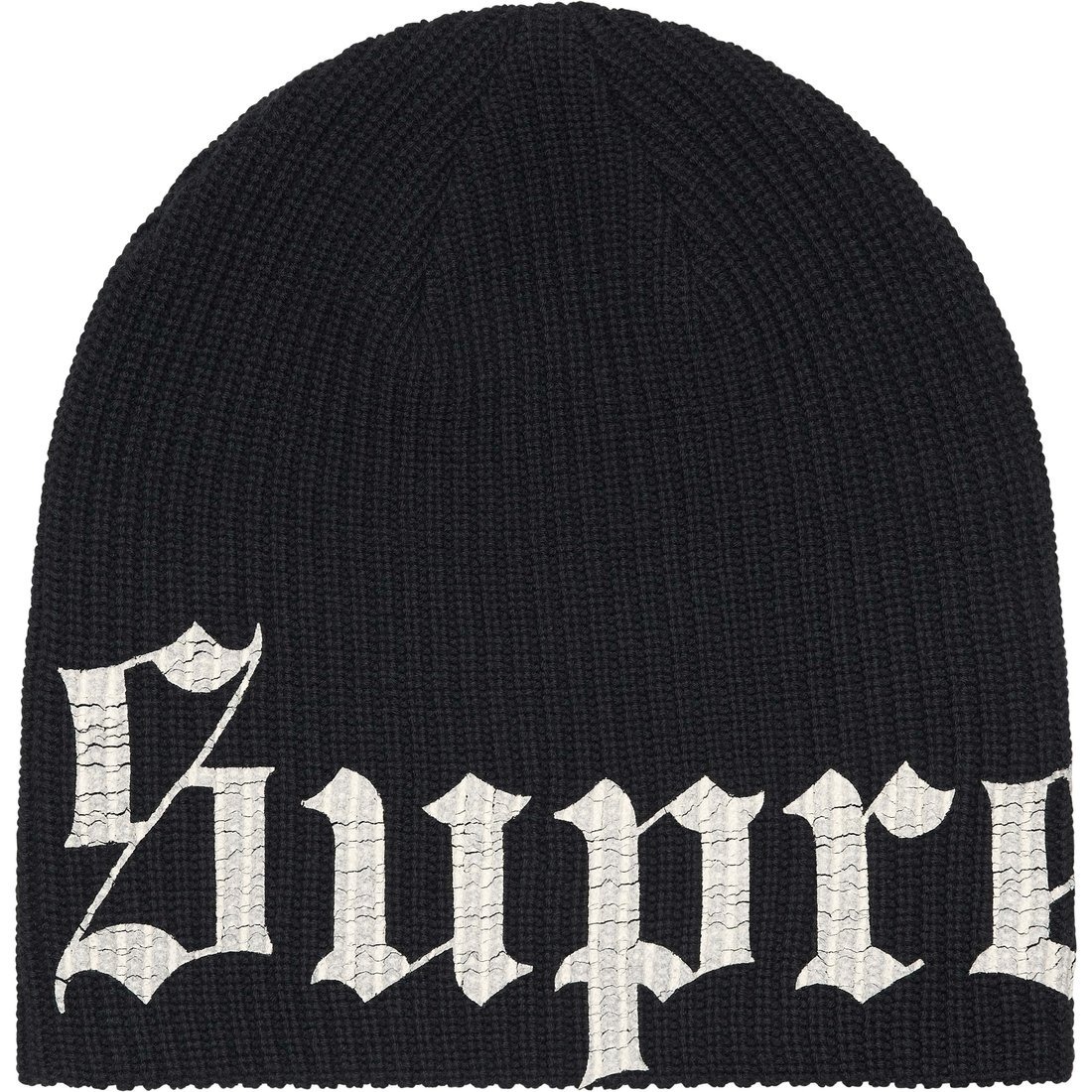 2025SS SUPREME OLD ENGLISH PRINTED BEANIE 大LOGO 字體 毛帽 帽子 熱門款 現貨