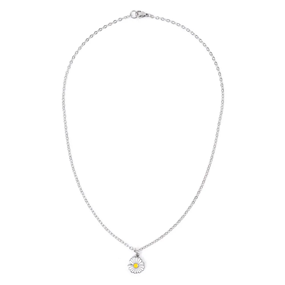 韓國 JBANS 希望雛菊鋼鍊吊飾項鍊 (男/女款)