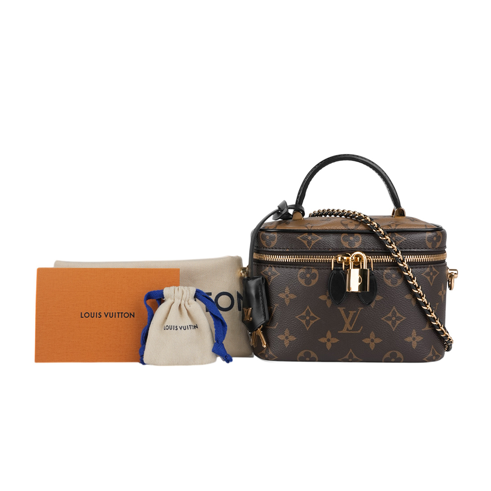【Louis Vuitton / LV】VANITY PM  手提/斜背化妝箱 M45165