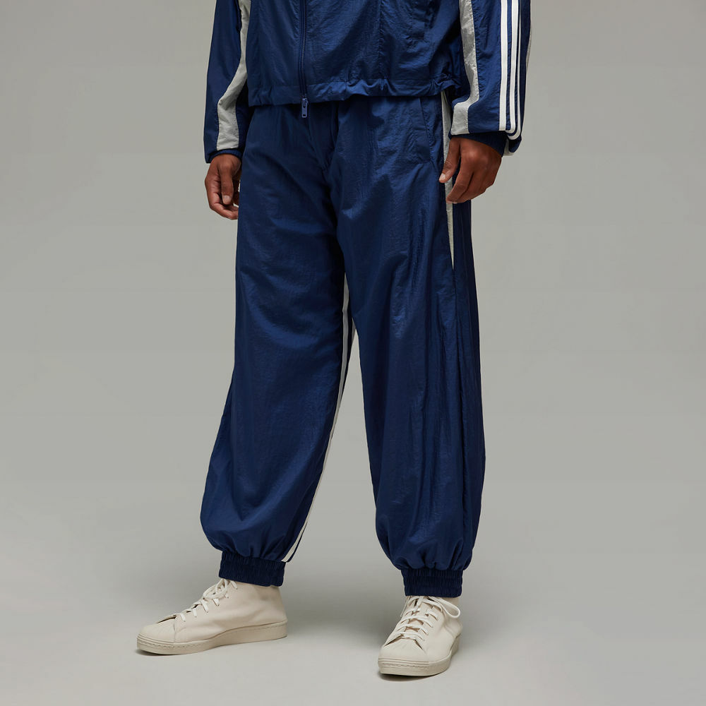 【 Y-3 M 3S NYL PNT 三線尼龍長褲 - 藍 】