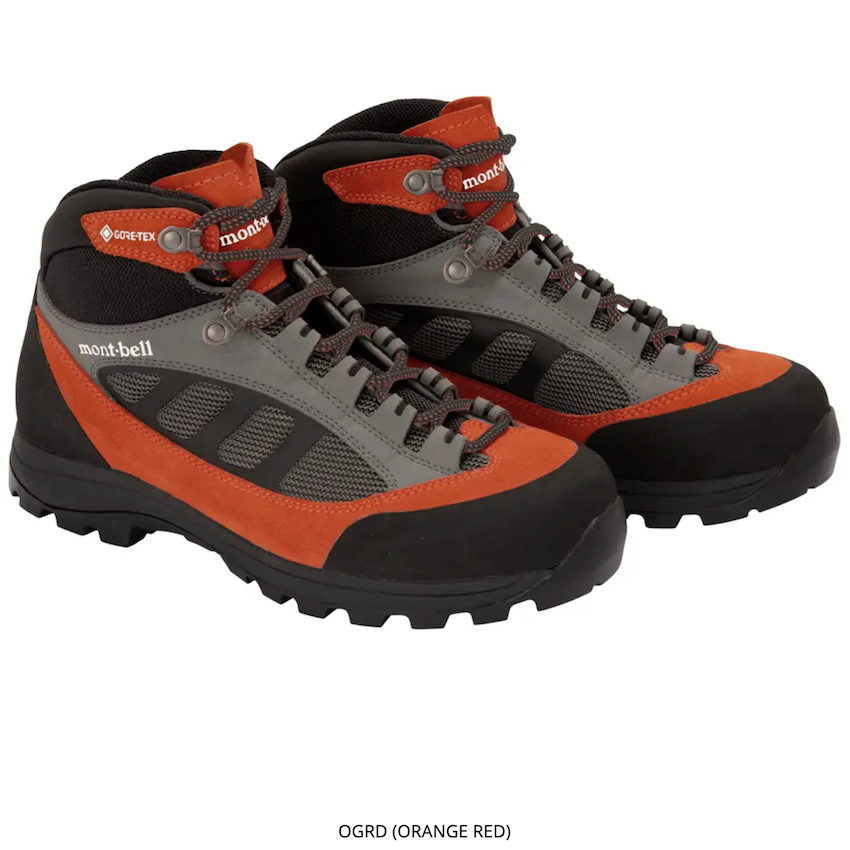 日本 Mont-Bell Mountain Cruiser 600 Men's 男裝遠足行山防水鞋