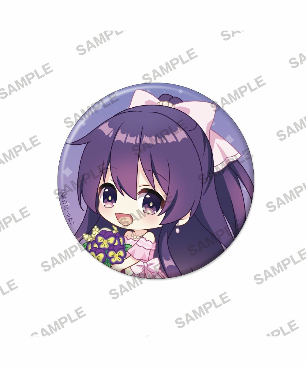 預購-『約會大作戰DATE A LIVE』十香誕生祭2025 大尺寸極光風徽章 Q版Ver.【日本進口精品】