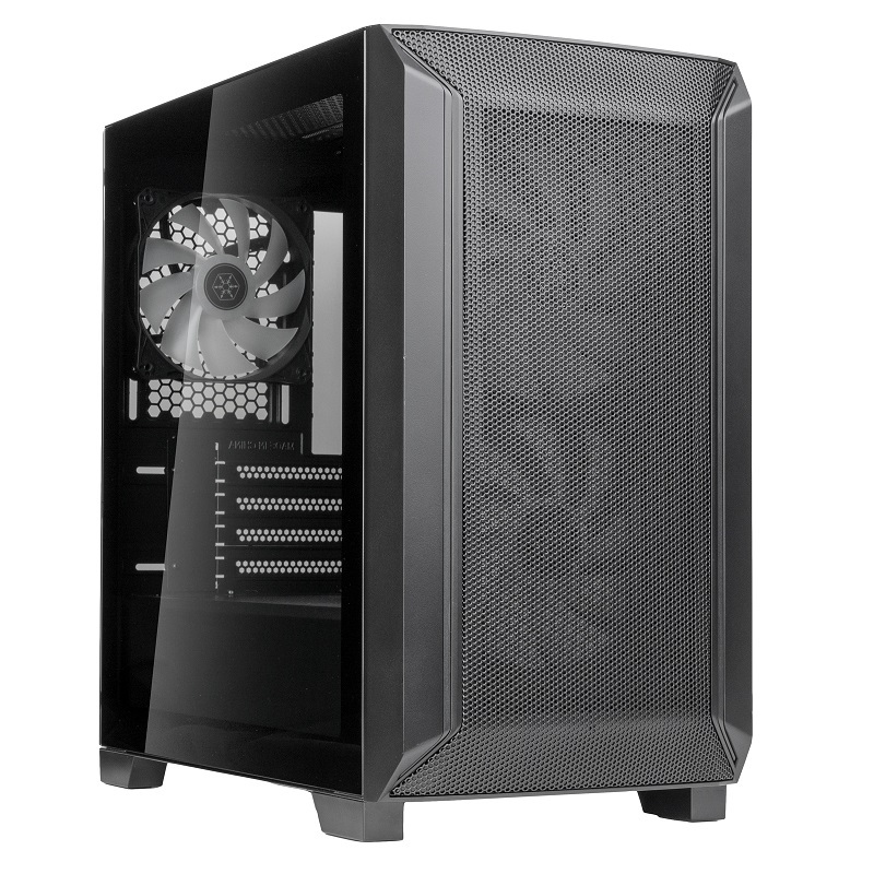 米特3C數位–SilverStone 銀欣 FARA 312X Micro-ATX電競機箱/SST-FA312X-BG