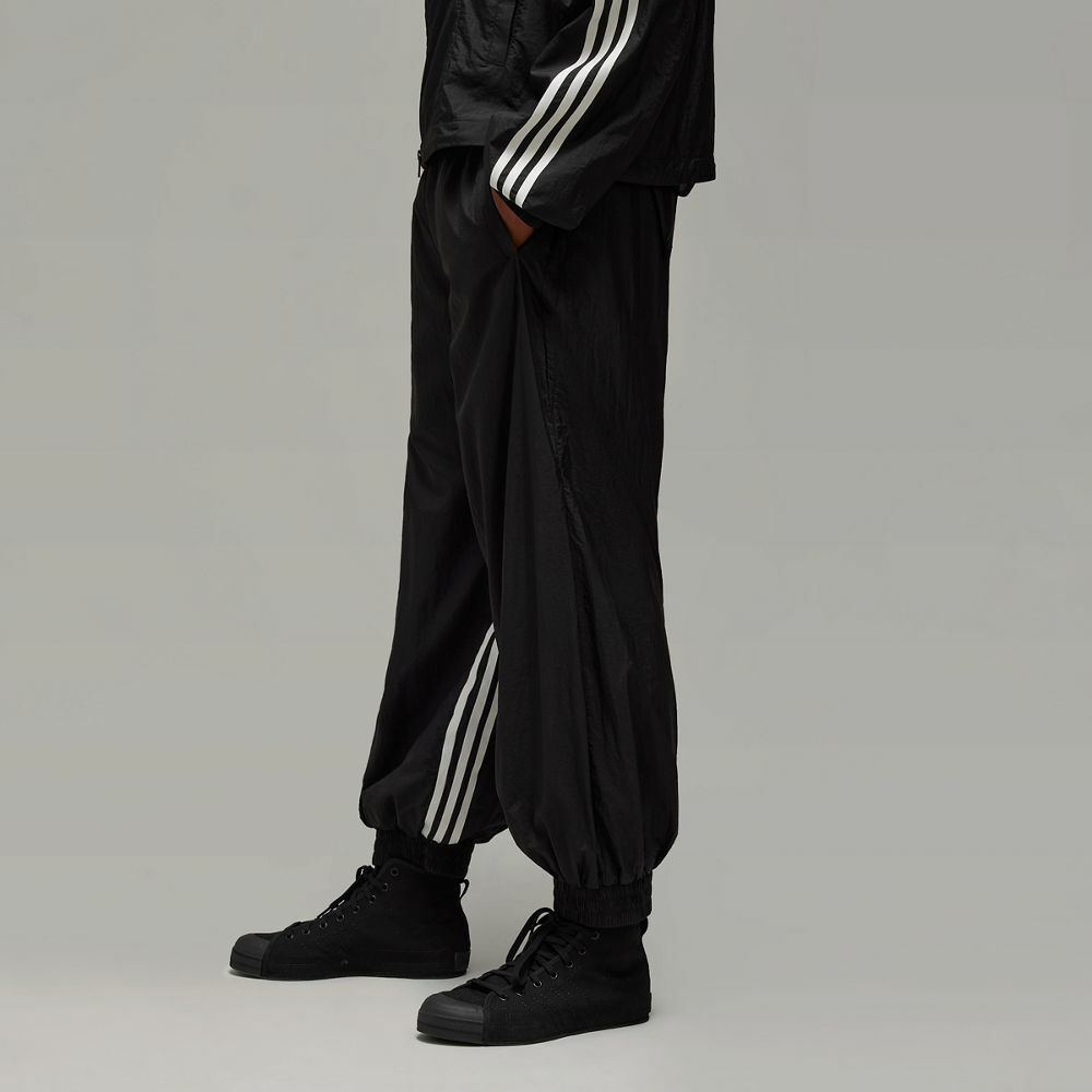 【 Y-3 M 3S NYL PNT 三線尼龍長褲 - 黑 】