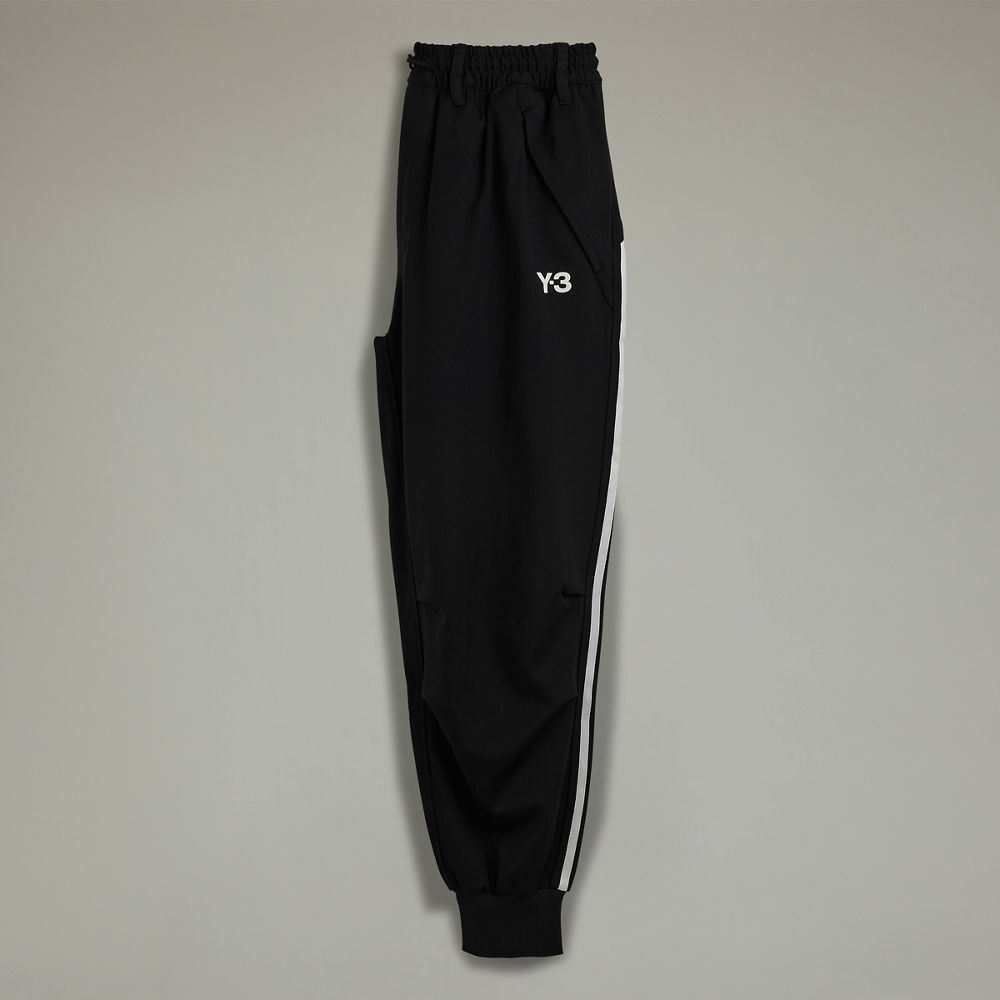 【 Y-3 M 3S CUF PANT 三線縮口長褲 - 黑 】