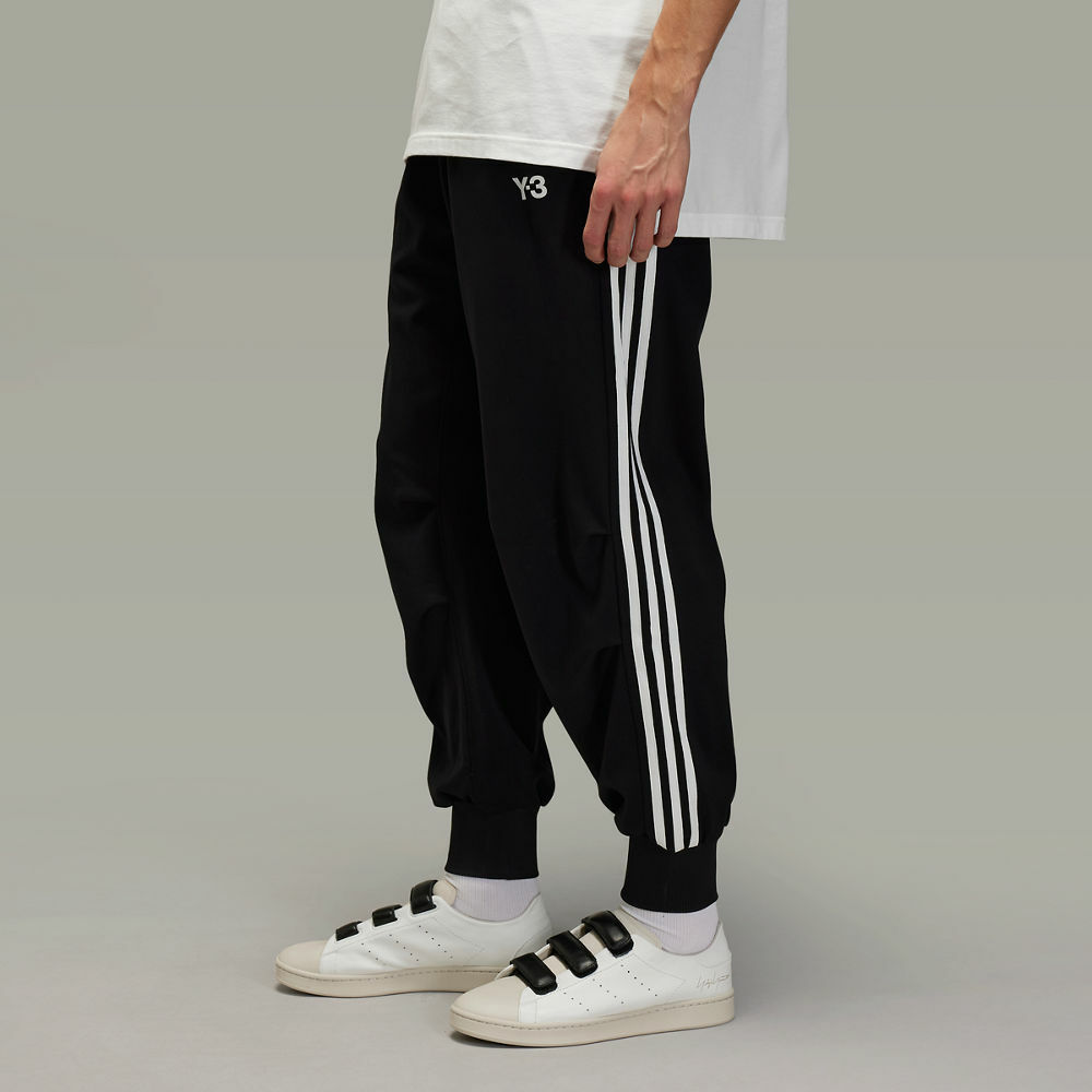 【 Y-3 M 3S CUF PANT 三線縮口長褲 - 黑 】