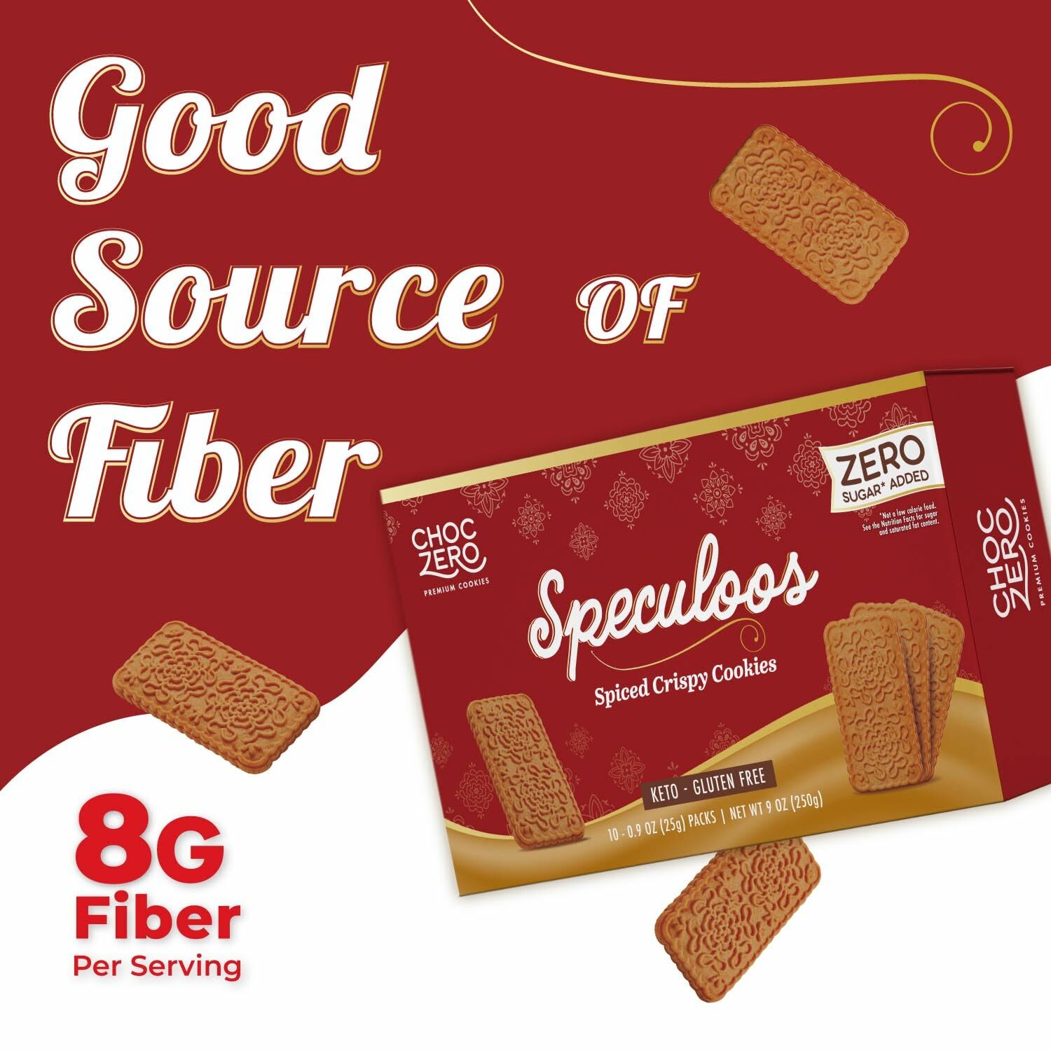 Choczero 低碳焦糖餅乾 250g *無麩質、低糖