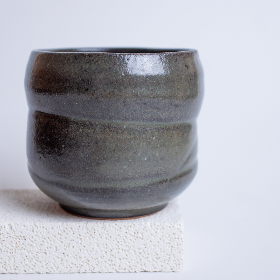 墨綠紋路個人杯