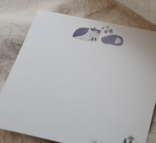 花園 正方形明信片｜森空  Mori Sora Handmade 臺灣