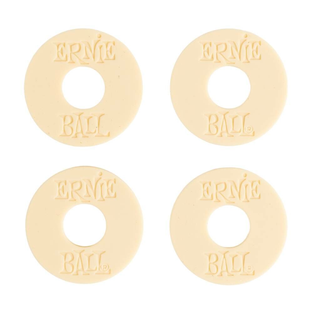 ERNIE BALL STRAP BLOCKS 背帶扣 背帶固定環 一組4片/P05624 CREAM 奶油色