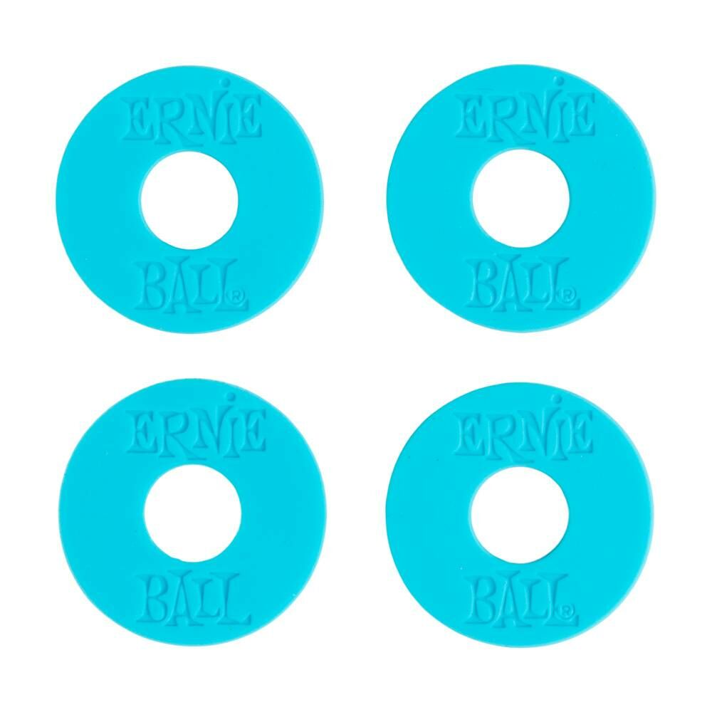 ERNIE BALL STRAP BLOCKS 背帶扣 背帶固定環 一組4片/P05619 BLUE 藍色