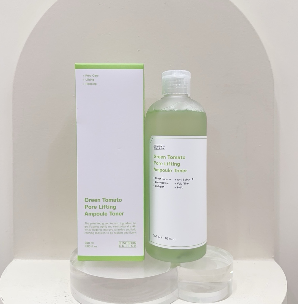SUNGBOON EDITOR - 綠蕃茄毛孔安瓶爽膚水
