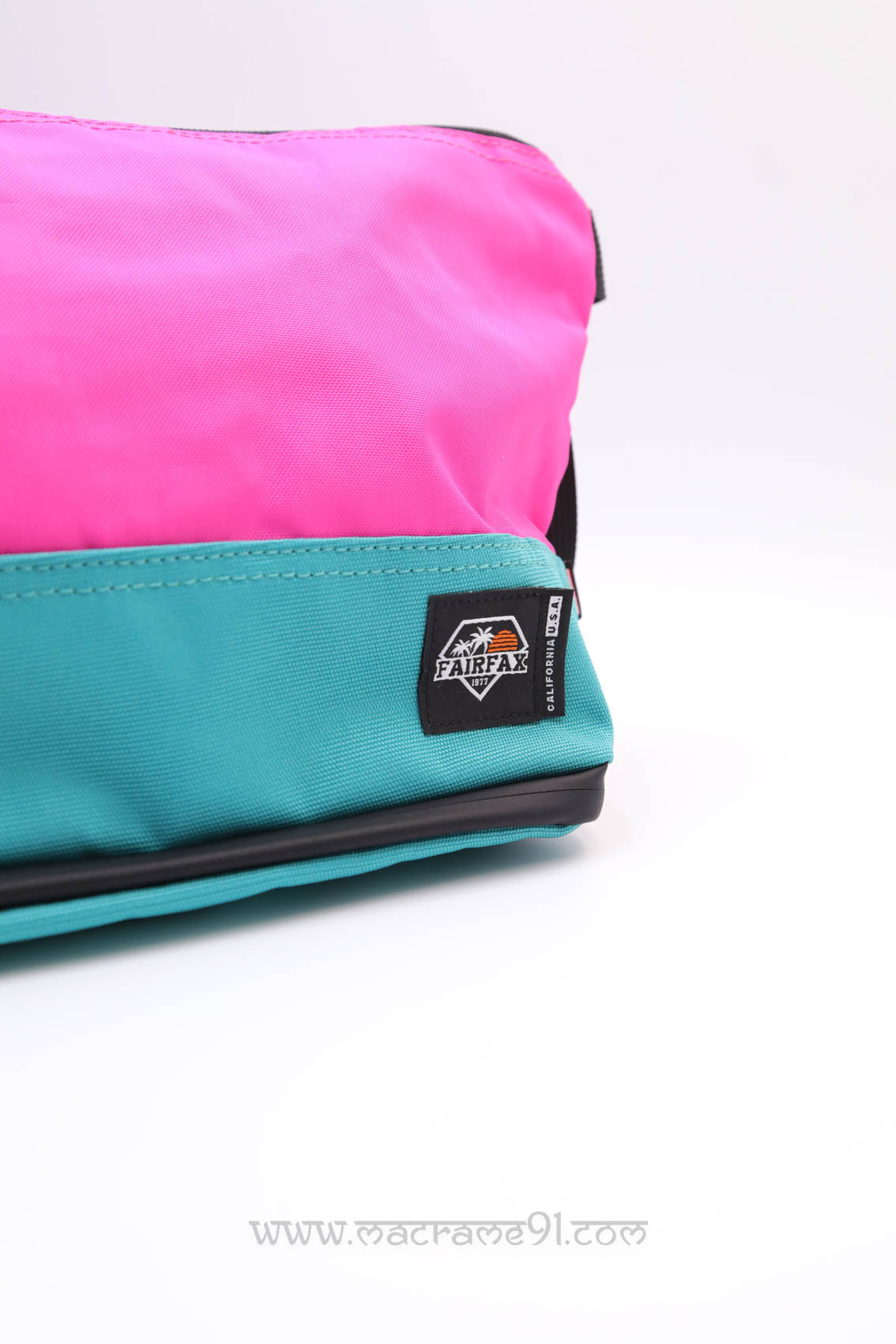 Fairfax - FF1300 - 雨傘收納斜揹袋 - 粉紅色 x 孔雀藍 (0221)