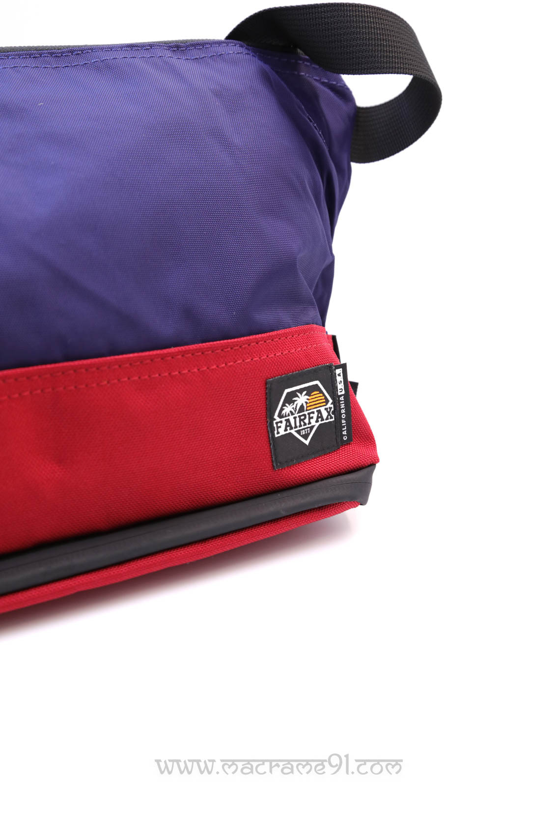 Fairfax - FF1300 - 斜揹袋 - 海軍藍 x 紅色 (0221)