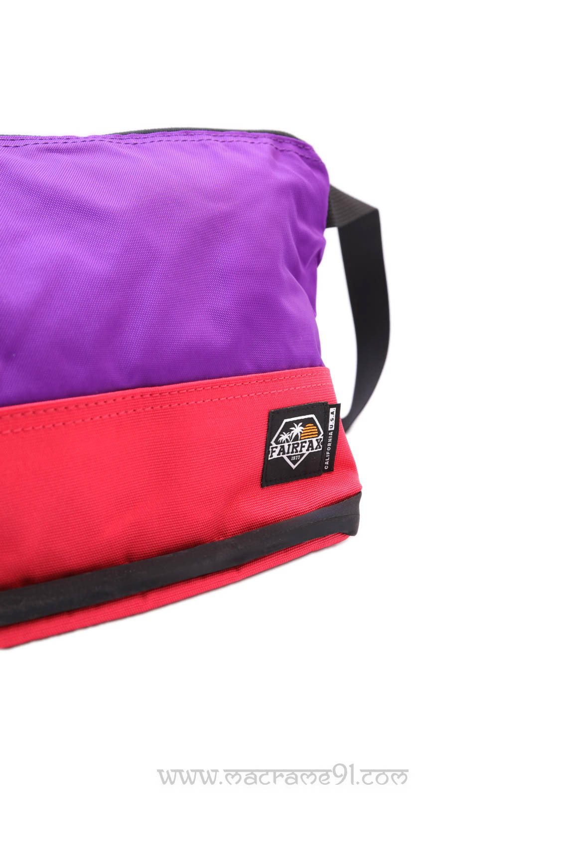Fairfax - FF1300 - 斜揹袋 - 紫色 x 珊瑚色 (0221)