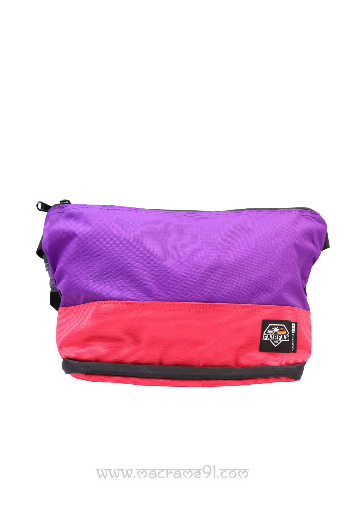 Fairfax - FF1300 - 斜揹袋 - 紫色 x 珊瑚色 (0221)