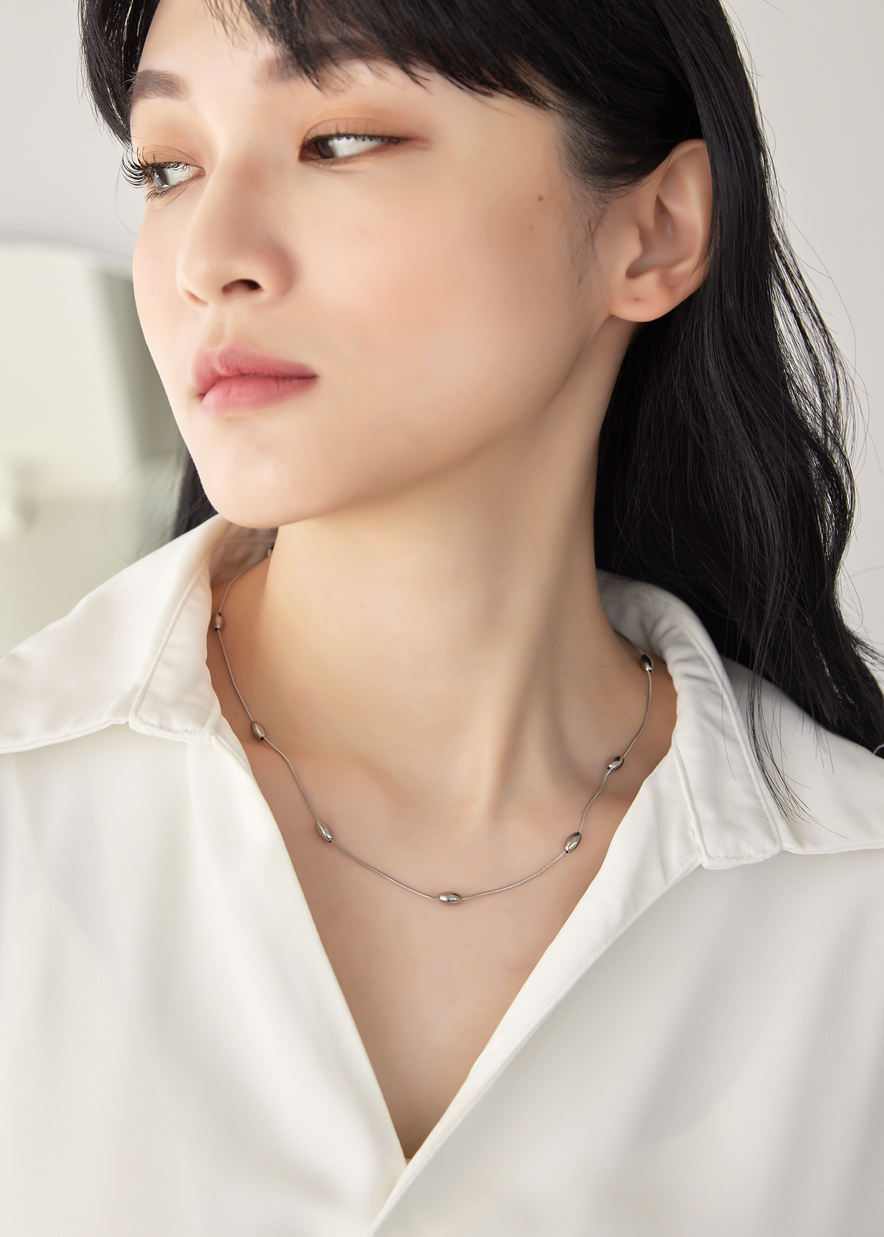 Mnemosyne 項鍊-銀 -醫療鋼