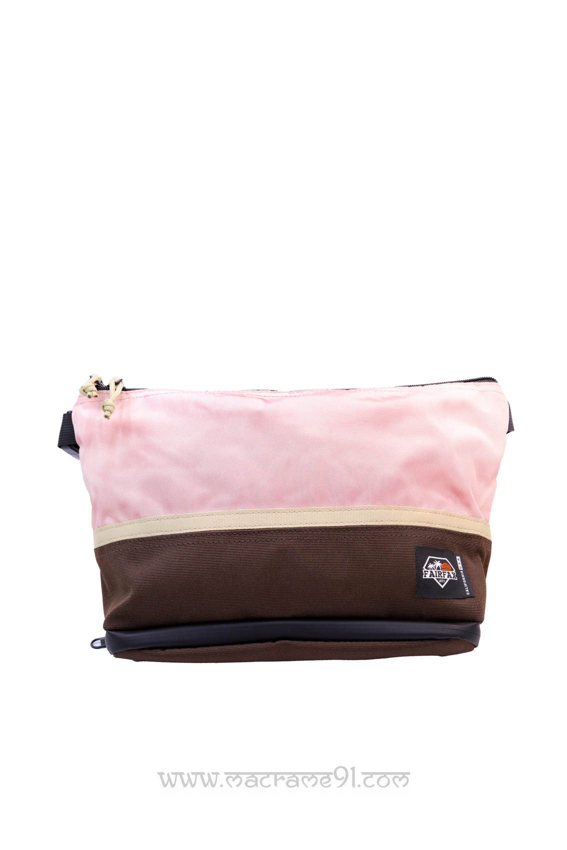 Fairfax - FF1310 - Bike Pouch - Pale 粉色 x 啡色 (umbrella included) (0221)