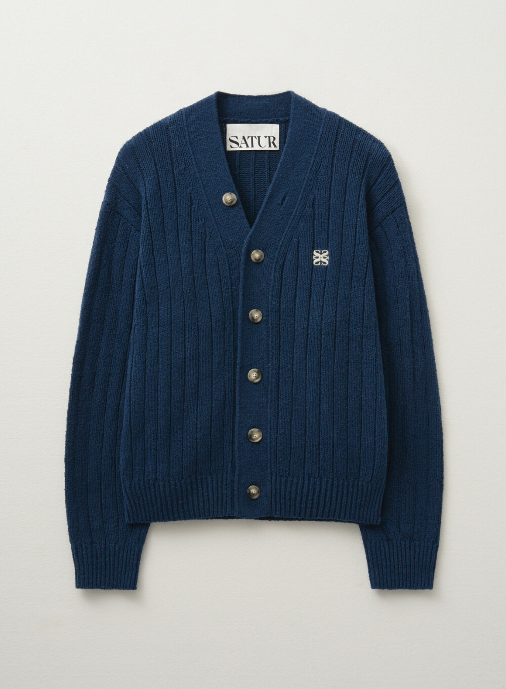 SATUR] Faro Over Size Boucle Cardigan