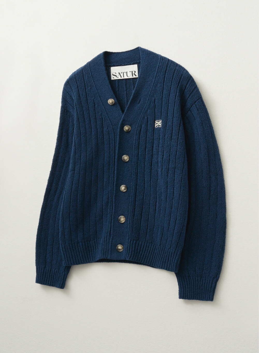 SATUR] Faro Over Size Boucle Cardigan