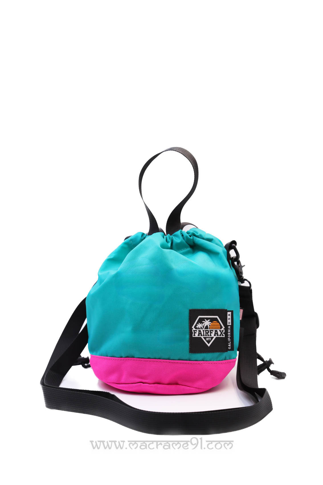 Fairfax FF1100 - 水桶袋 - 孔雀 x 粉紅色 (0216)