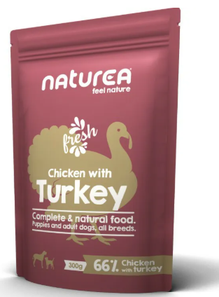 Naturea 濕糧 (犬用) - 雞肉火雞 300g (6包優惠)