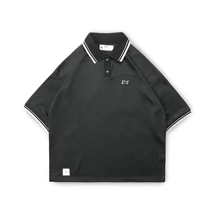 B-SIDE BS CAT LOGO POLO SHIRT