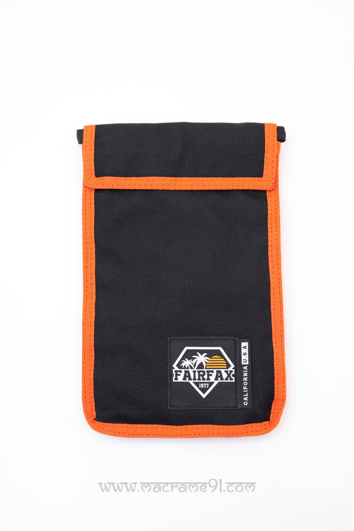Fairfax - FF0600 - 斜揹袋 - 黑色/橙色 (0221)