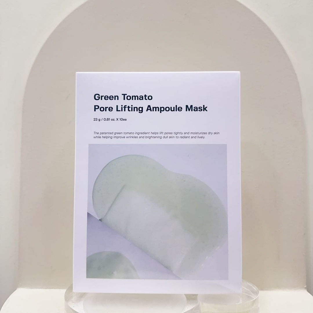 SUNGBOON EDITOR - 綠蕃茄毛孔安瓶面膜