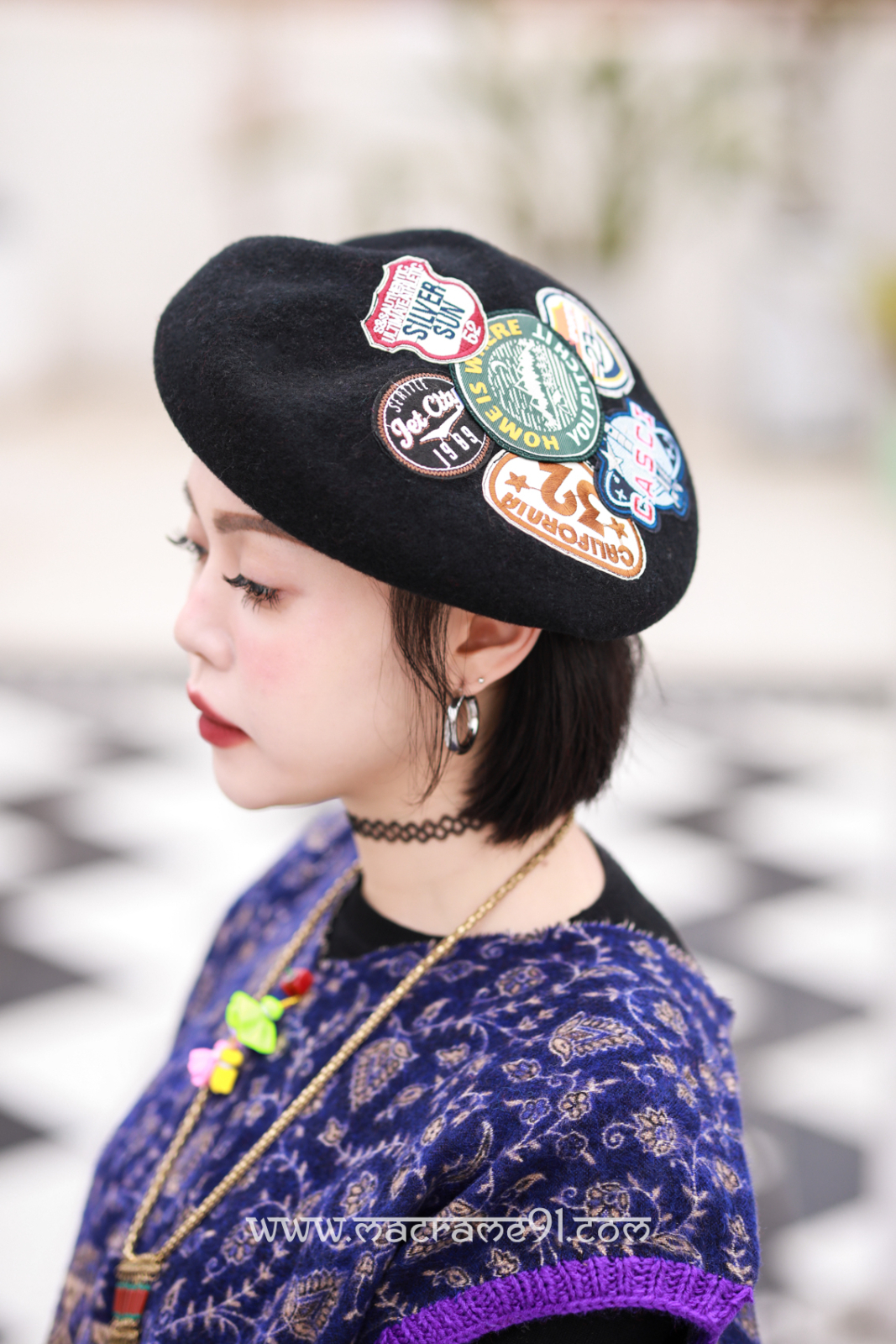 DIGNITY PATCHES BERET - DF-9740 (0103)