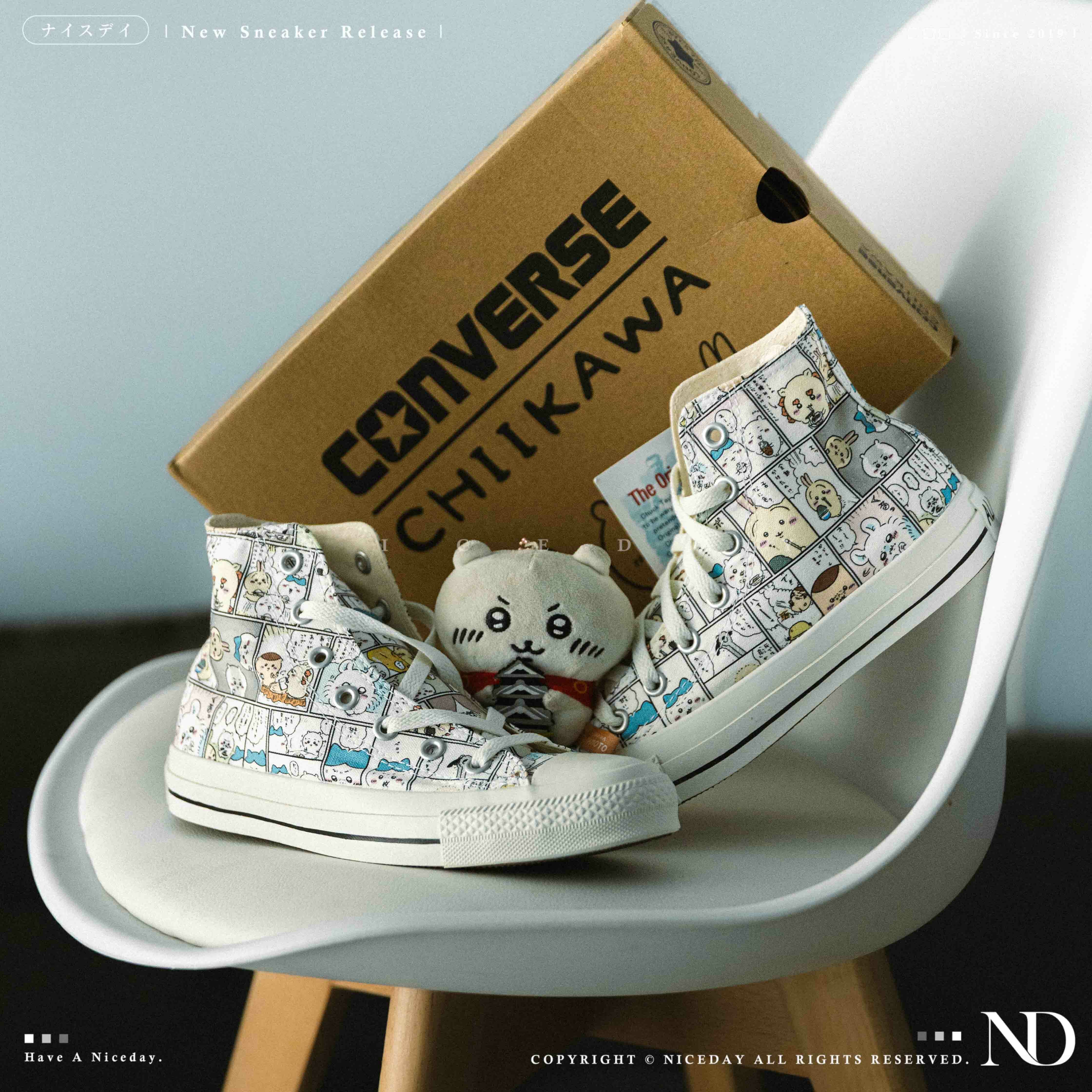 NICEDAY 代購 CHIIKAWA 吉伊卡哇 Converse 匡威 聯名 吉伊 小八 烏薩奇 帆布鞋 男女鞋