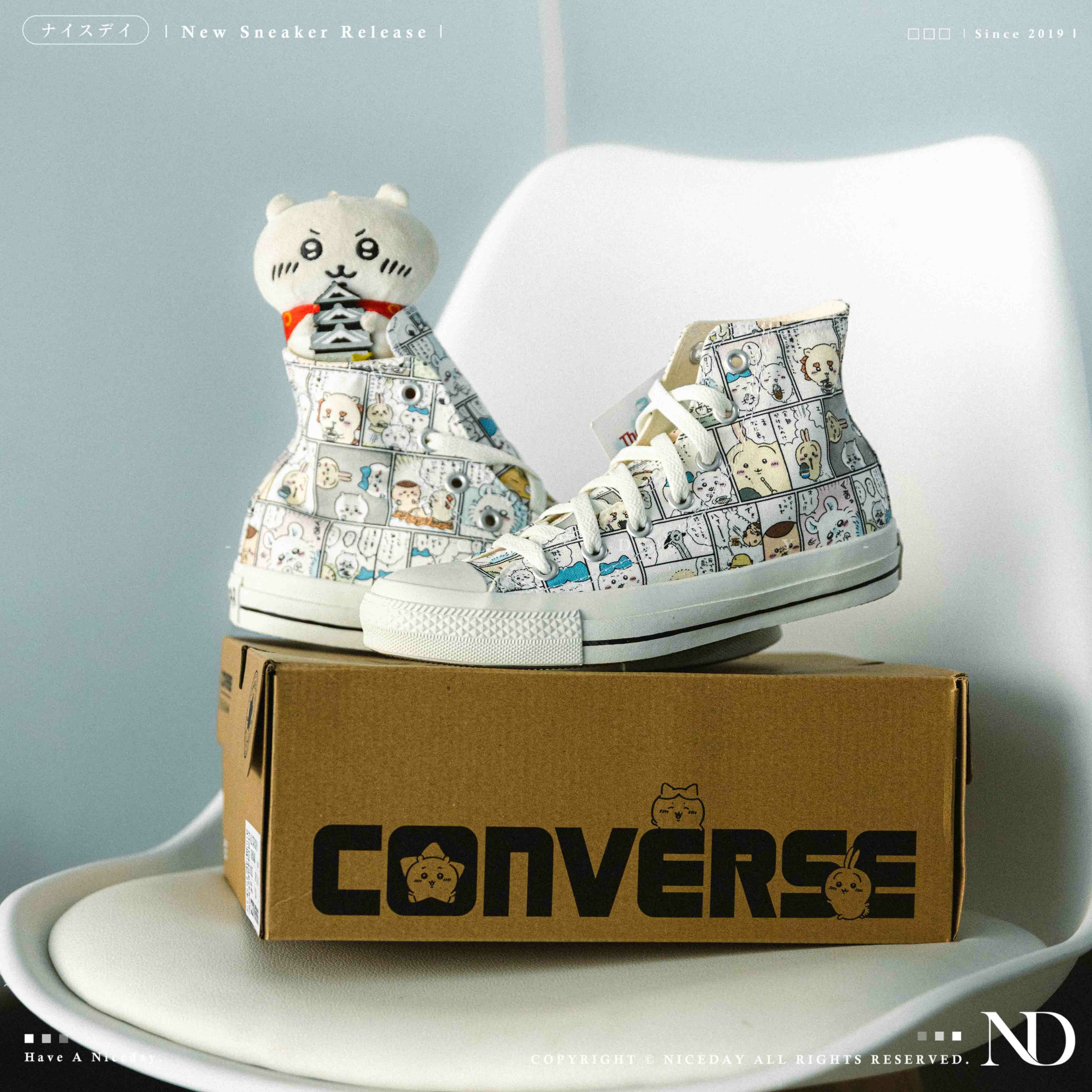 NICEDAY 代購 CHIIKAWA 吉伊卡哇 Converse 匡威 聯名 吉伊 小八 烏薩奇 帆布鞋 男女鞋
