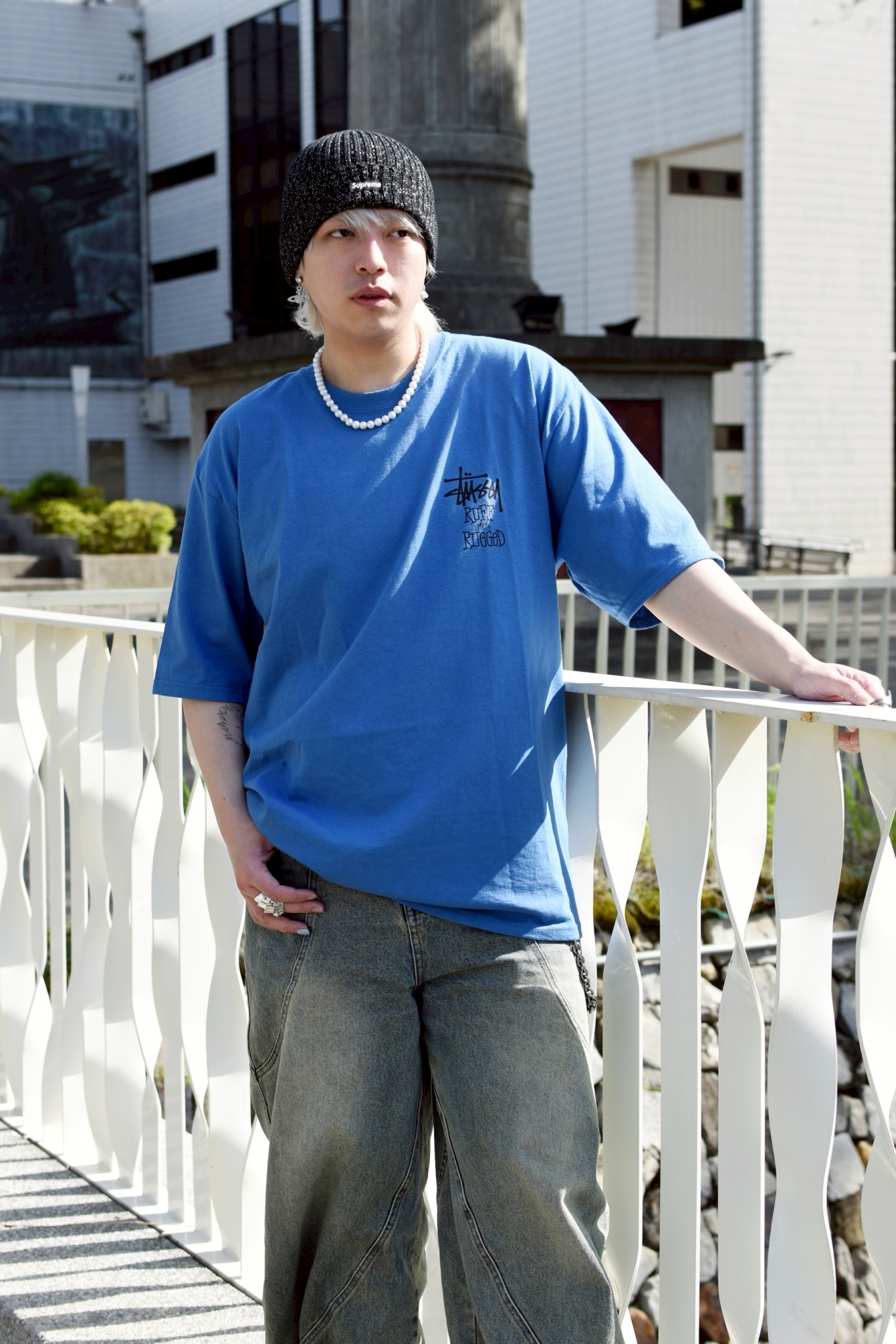 Supreme Block Knit Beanie☆ETW☆【EASY TO WEAR】SUPREME 25S