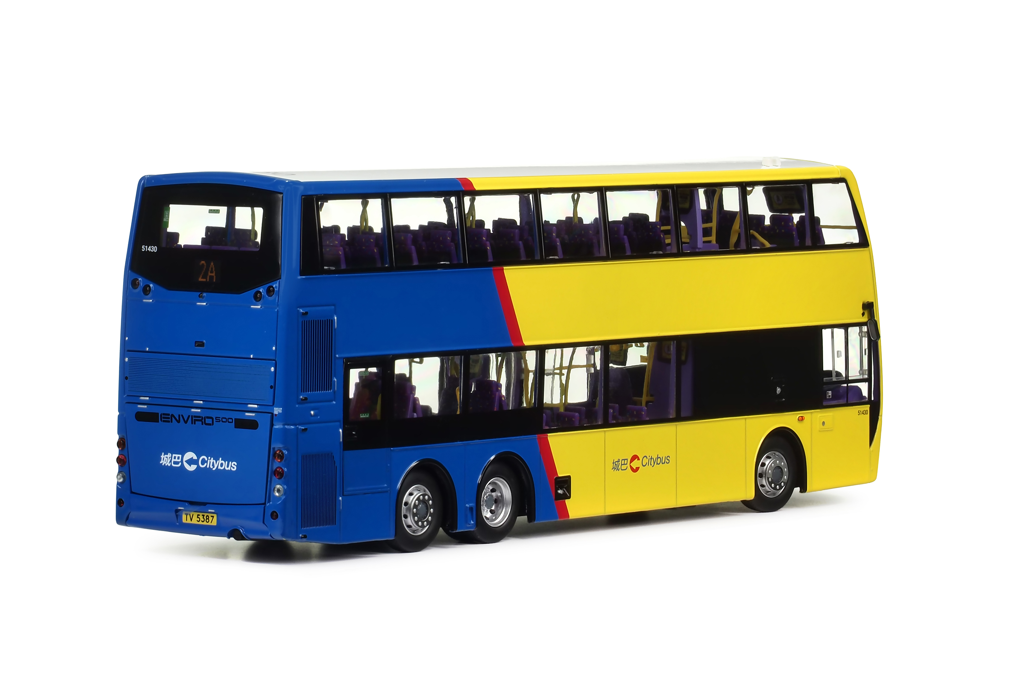 CM198 1:43 城巴丹尼士E500 MMC 12米 (2A)