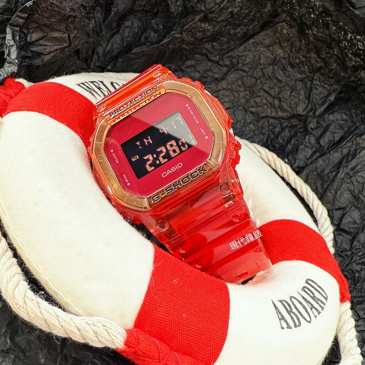 【G-SHOCK】DW-5600系列半透明視覺運動腕錶 DW-5600SB-4D 42.8mm 現代鐘錶