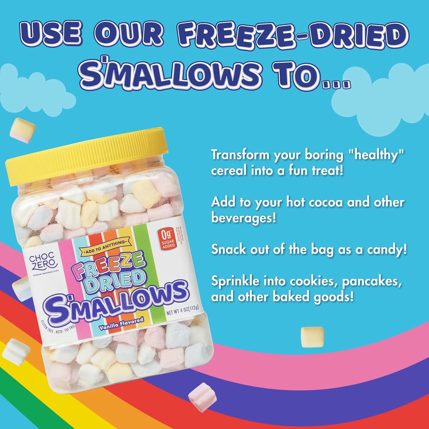 Choczero 冷凍乾棉花糖粒 112g