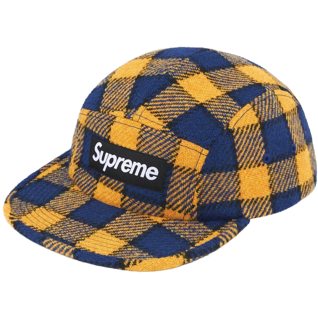 SUPREME SS25 HARRIS TWEED CAMP CAP