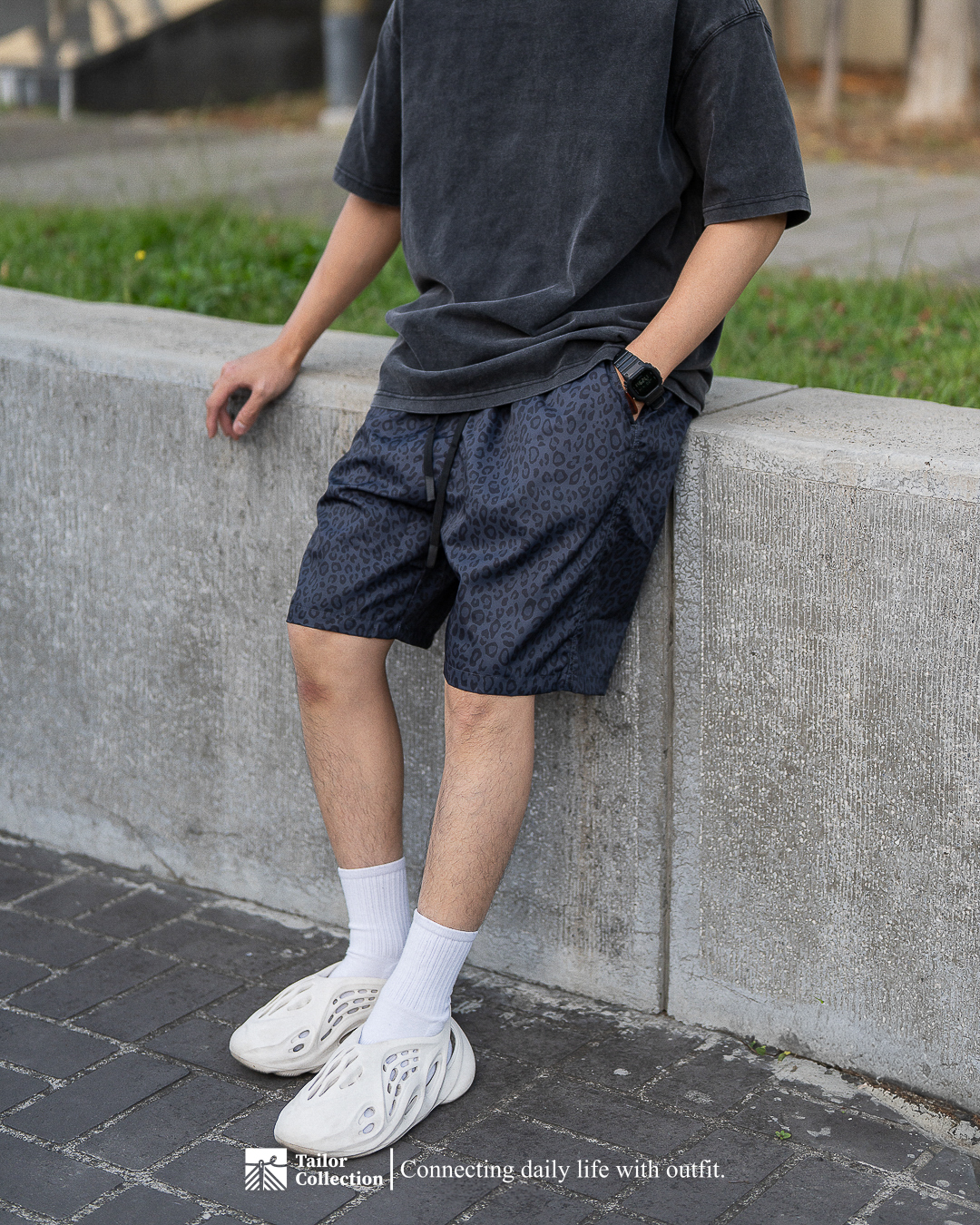 #預購 SBG 豹紋寬鬆短褲 三色 378